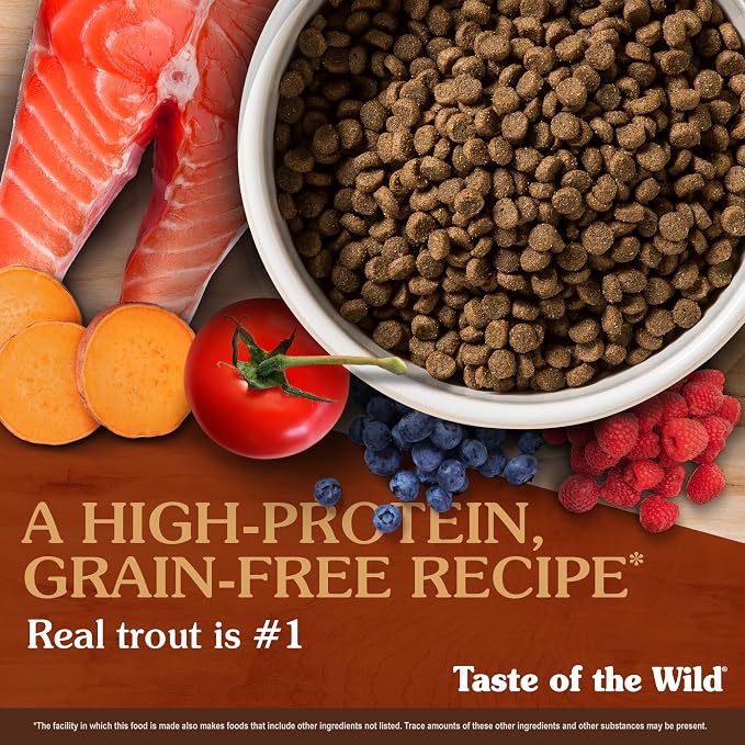Taste of the Wild Canyon River Cat Food Trout & Smoke-Flavored Salmon, 14lb | Kitten, Adult & Senior Cats |Grain Free Recipe* |Nutrient Dense to Help Support Peak Health |Taurine for Heart & Eye Health