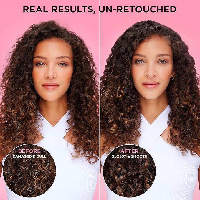 L'Oreal Paris Sulfate Free Bond Repair+ Shampoo,Hair Shampoo with Amino Acid Complex,Strengthens and Repairs Damaged or Color Treated Hair,EverPure,23 Fl Oz (Packaging May Vary),(Pack of 2)