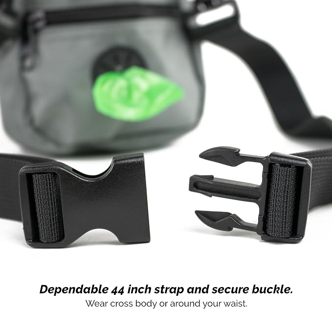 Dog Treat Pouch for Training with Poop Bag Dispenser