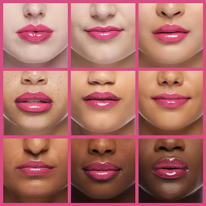 wet n wild MegaSlicks Lip Gloss, Ultra-Glossy, Vitamin-E Enriched, Ultra-Gloss High Shine Moisturizing, Cruelty-Free & Vegan - Crushed Grapes