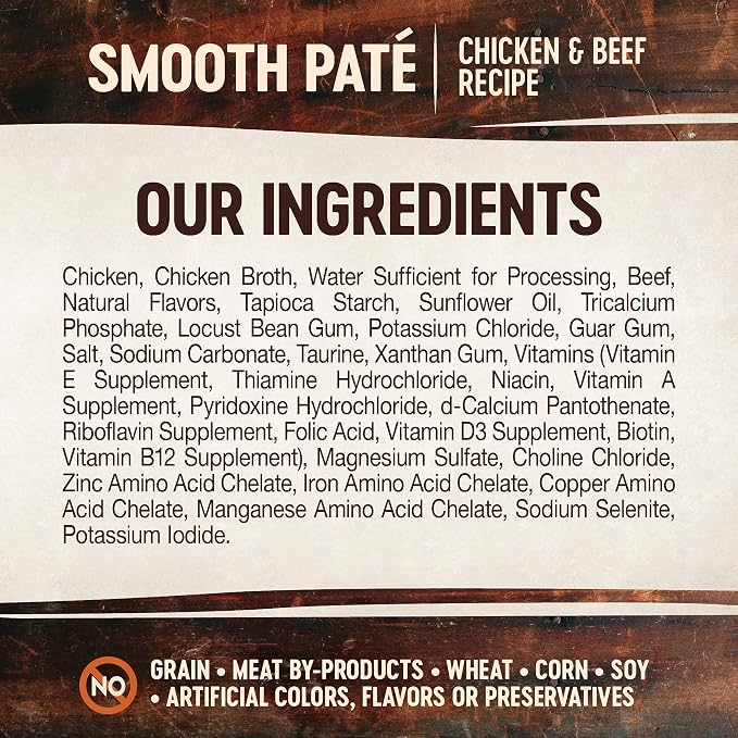 Wellness CORE Tiny Tasters Pate Adult Wet Cat Food,Natural,Protein-Rich,Grain Free,1.75 Ounce Pouch (Chicken & Beef),(Pack of 24)