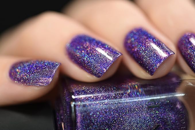 ILNP Walking Home - Juicy Grape Purple Holographic Nail Polish