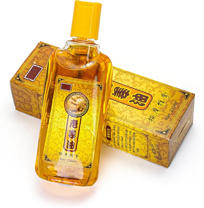 Elitzia Ginger Massage Oil Natural Body Lotion for Muscle Relaxation | Deep Tissue & Spa Massage Oil | Home Salon Use ETMO477