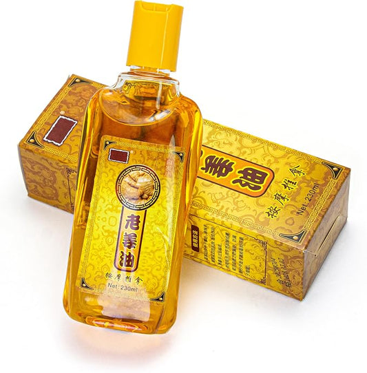 Elitzia Ginger Massage Oil Natural Body Lotion for Muscle Relaxation | Deep Tissue & Spa Massage Oil | Home Salon Use ETMO477