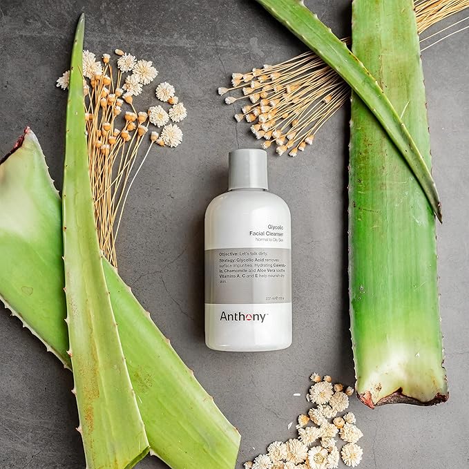 Anthony Press Reset Trio, Deep Pore Cleansing Clay, Glycolic Facial Cleanser and All-Purpose Facial Moisturizer