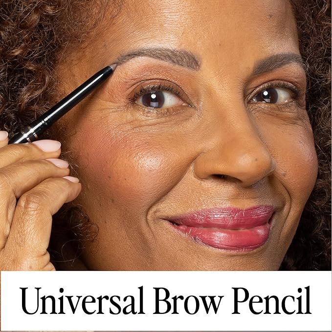 bdb Universal Eyebrow Pencil - Precision Tip & Spoolie, Waterproof, Define Shape & Fill Brows, 2-Pack