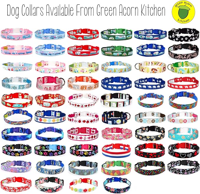 Periodic Table Dog Collar, Medium 12-17 Inches