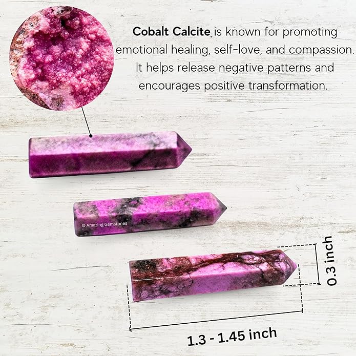 Amazing Gemstone Crystal Points Bulk Healing Crystals & Stones - Premium Single Terminated Healing Wand Point Bulk Crystals for Crafts, Crystal Grid, DIY Work