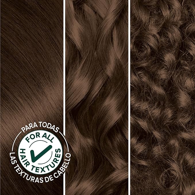 Garnier Hair Color Nutrisse Nourishing Creme, 43 Dark Golden Brown (Cocoa Bean) Permanent Hair Dye, 1 Count (Packaging May Vary) (Pack of 2)