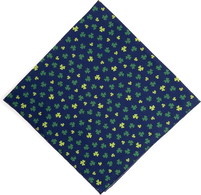 THE WORTHY DOG Icons Classic Tie-On Bandana for Dogs & Cats, Lucky