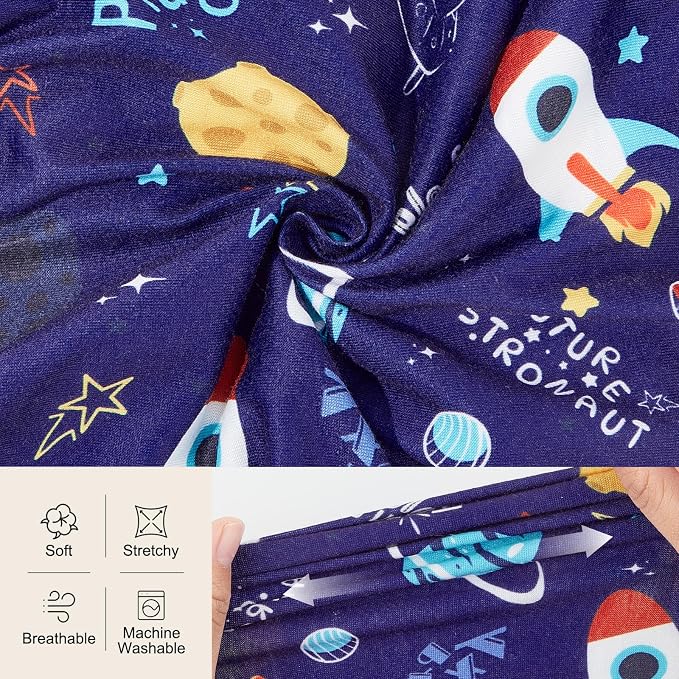 Bienbee Dog Pajamas, 4 Pack Adjustable Onesies for Small to Large Dogs 2XL | Dog Shedding Suit with Soft Fabric, Breathable & Stretchy, and Adjustable Back Length for Sleeping Lounging and Daily Use