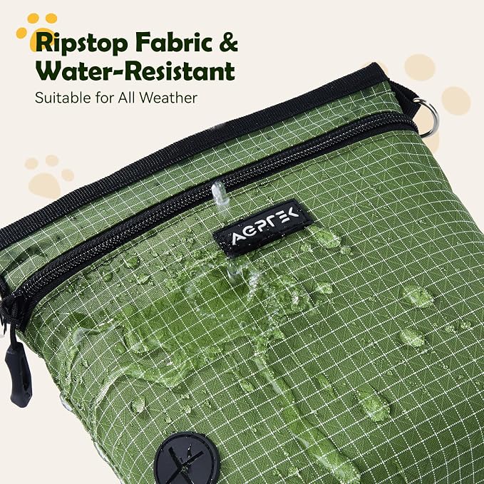 AGPTEK Dog Training Treat Pouch, Magnetic Dog Walking Pouch