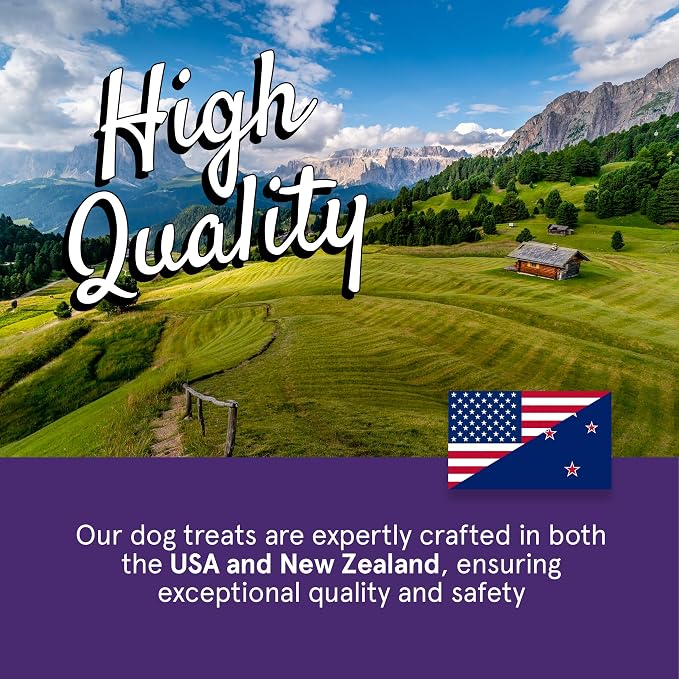 TRMC Real Meat Dog Treats - 12oz Bag of Bite-Sized Air-Dried Lamb & Liver Jerky for Dogs - Grain-Free Jerky Dog Treats Made up of 95% Free-Range, Grass Fed Lamb - All-Natural Dog Treats