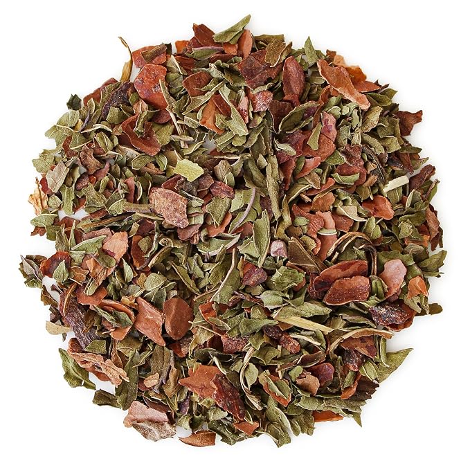 Teabloom Chocolate Mint Loose Leaf Herbal Tea with Cocoa Husk & Peppermint | Dessert-Inspired Caffeine-Free Blend | Canister Makes 35–50 Cups | Gift-Ready Reusable Tin