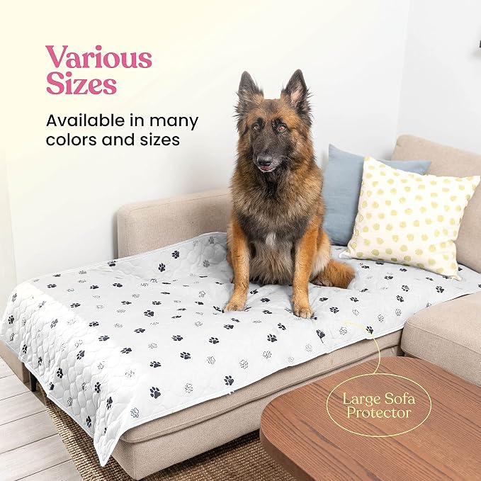 Super Absorbent Washable Pee Pads for Dogs - 2-Pack Superior Reusable Puppy Pads Pet Training Pads –100% Waterproof Dog Pee Pad Protects Against Urine Leakage Non-Slip Grip Prevents Slipping& Bunching