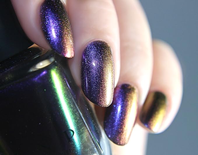 ILNP Tilted - Purple, Magenta, Orange, Green Color Shifting Ultra Chrome Nail Polish