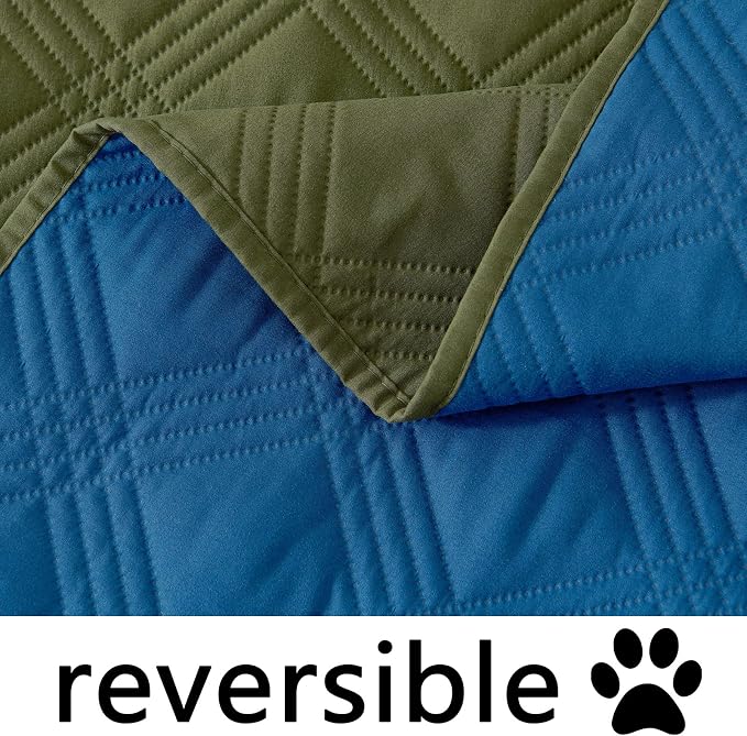 Waterproof Reversible Dog Blanket, Soft Couch Cover for Dogs Washable | Dual-Sided Waterproof Pet Bed Blanket, Resist Stains Spills & Pet Hair, Practical Furniture Protector For Pets, Size 82"x82"