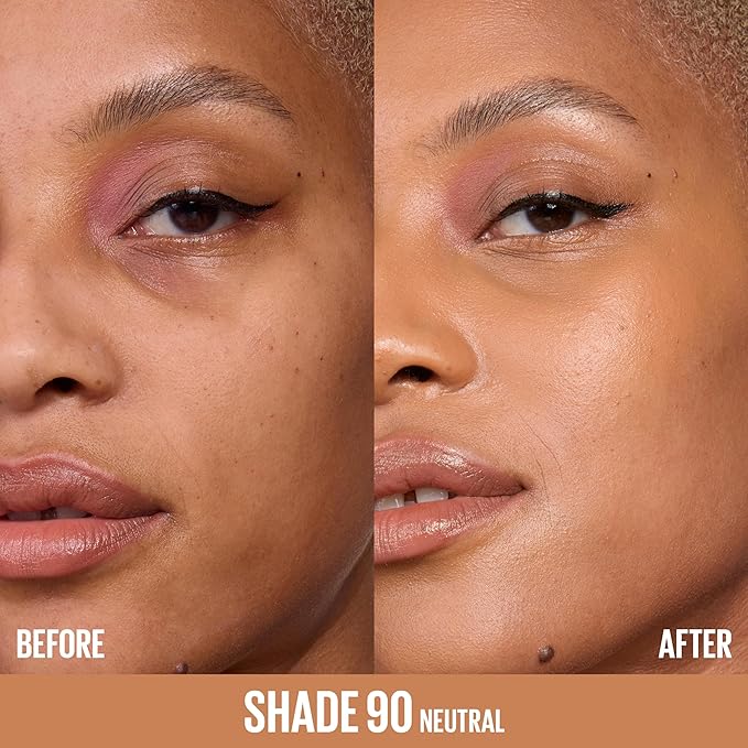 Maybelline Lifter Serum Concealer, Radiant Concealer with Full Coverage, Includes 2% Peptides + Caffeine to Hydrates & Brightens Under Eyes, 90, 1 Count