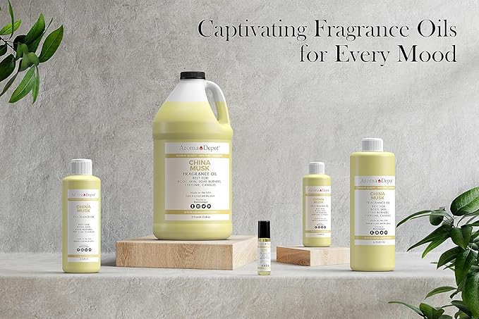 Aroma Depot 2 oz / 2 Ounces China Musk Unisex Perfume/Body Oil Our Interpretation, Premium Quality Uncut Fragrance Oil