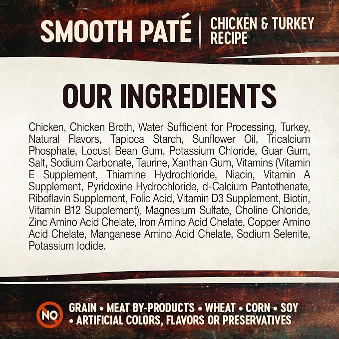 Wellness CORE Tiny Tasters Pate Adult Wet Cat Food, Natural, Protein Rich, Grain Free, Chicken and Turkey Recipe, 1.75 oz, Pack of 12 Pouches