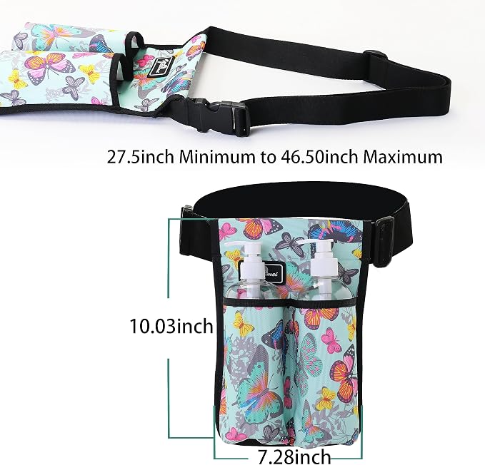Massage Bottle Bag Massage Oil Bag Massage Therapist Holster Massage Lotion Holster Massage Oil Holster (YR-2KD-HuDie