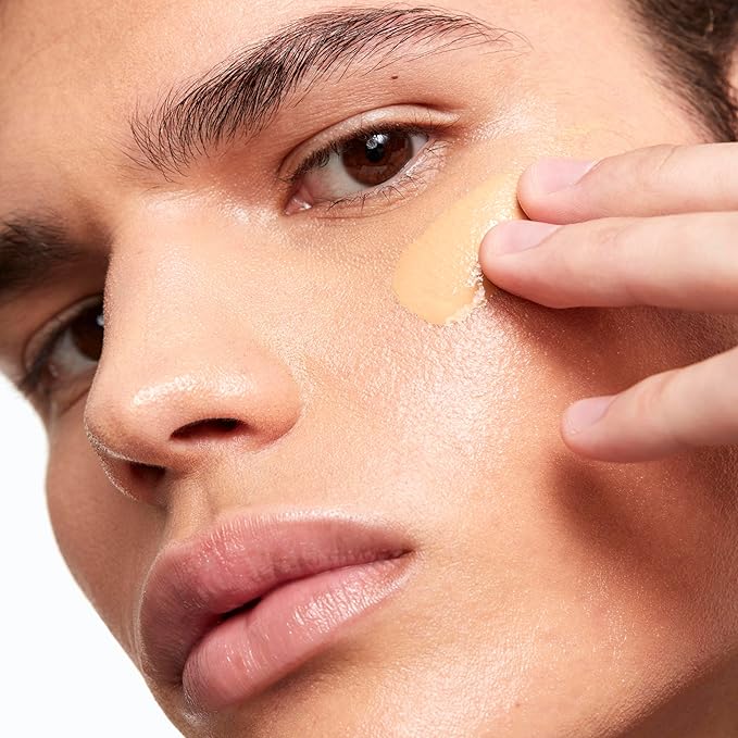 Saie Glowy Super Skin Tint Liquid Foundation - Weightless + Dewy Foundation with Lightweight Medium Coverage - Hydrating Face Makeup + Skin Care Serum Hybrid with Hyaluronic Acid - Shade 16 (1.01 oz)