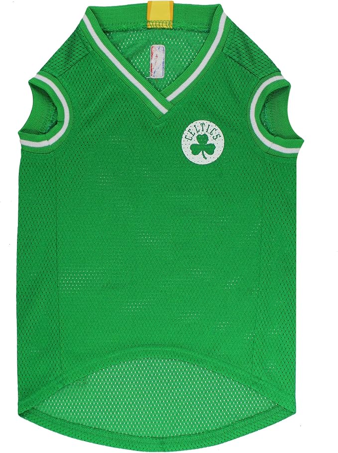 Pets First NBA BOSTON CELTICS DOG Jersey, Large - Tank Top Basketball Pet Jersey
