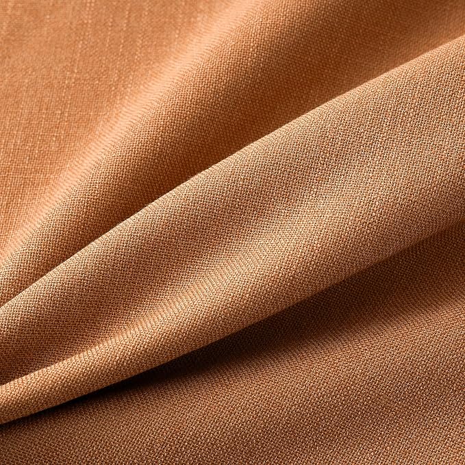 MIULEE Pack of 2 Decorative Linen Burlap Pillow Covers Fall Farmhouse Boho Accent Pillowcases for Sofa Car Couch Bedroom Living Room Decor 18x18 Inch Burnt Orange