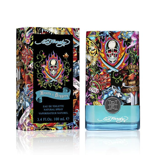 Ed Hardy Hearts & Daggers Women's Perfume Fragrance by Christian Audigier, Eau De Parfum, 3.4 fl oz