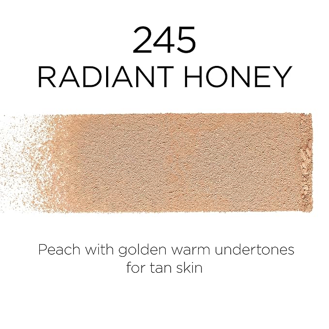 L'Oreal Paris Makeup Infallible Fresh Wear Foundation in a Powder, Up to 24H Wear, Waterproof, Radiant Honey, 0.31 oz.