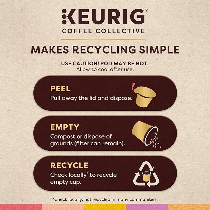 Keurig Coffee Collective, Warm Hug by Moira Kelley, Caramel Spice Flavored Coffee, Single Serve Keurig K-Cup Pods, 20 Count