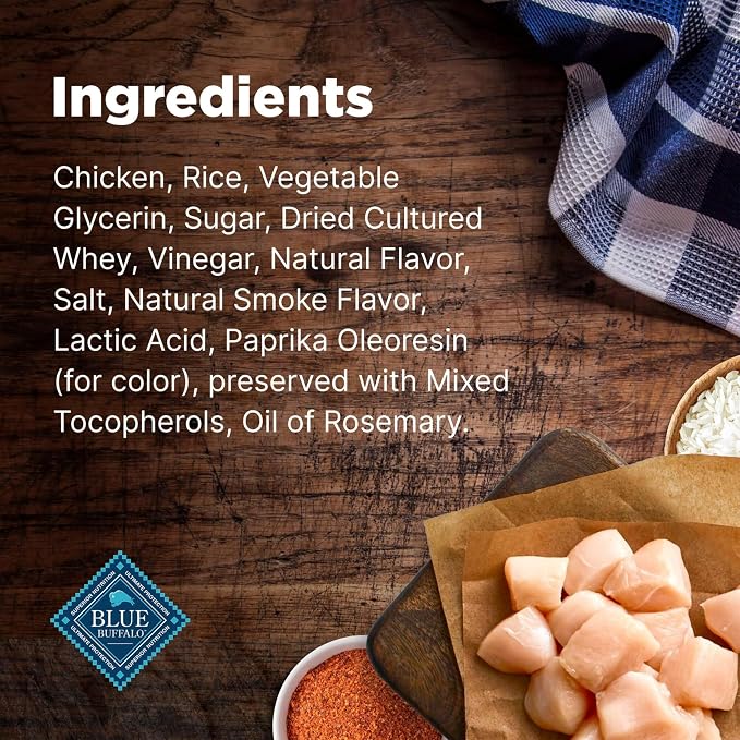 Blue Buffalo Nudges Jerky Cuts Natural Dog Treats Chicken (Pack of 3)