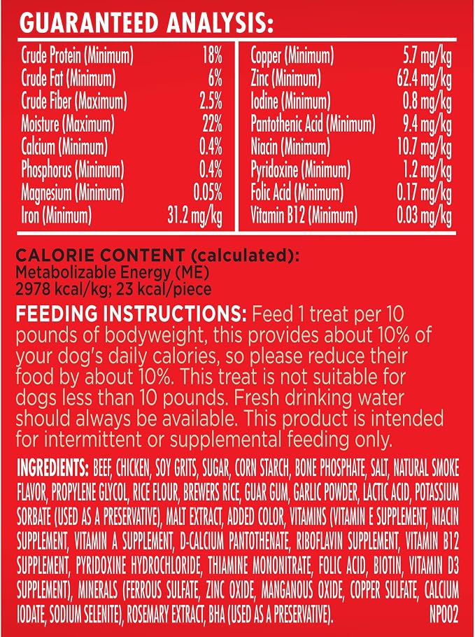 Milk-Bone Soft & Chewy Dog Treats, Beef & Filet Mignon Recipe, 25 Ounce (Pack of 2)