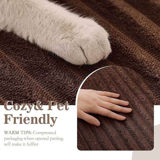 MYSKY HOME 100% Waterproof Couch Cover, Couch Covers for Dogs Washable, Non Slip Couch Covers for 3 Cushion Sofa Pet Friendly, Sofa Covers Slipcovers Furniture Protector Dog Bed Cover, Brown35 x82.7