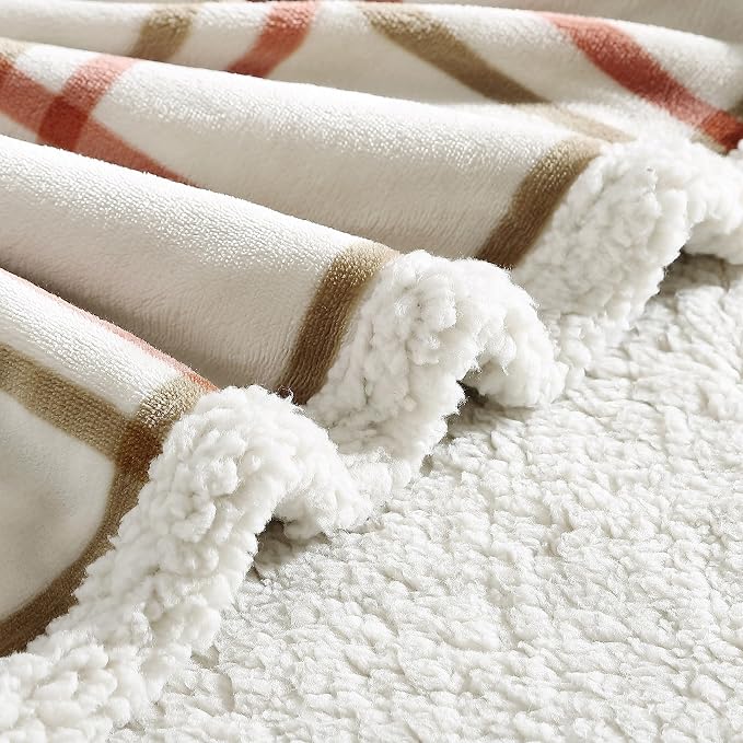 Wrangler - Throw Blanket, Soft Plush Fleece Bedding, Western Decor for Bed or Couch (Colt Bright Orange, 50 x 60)