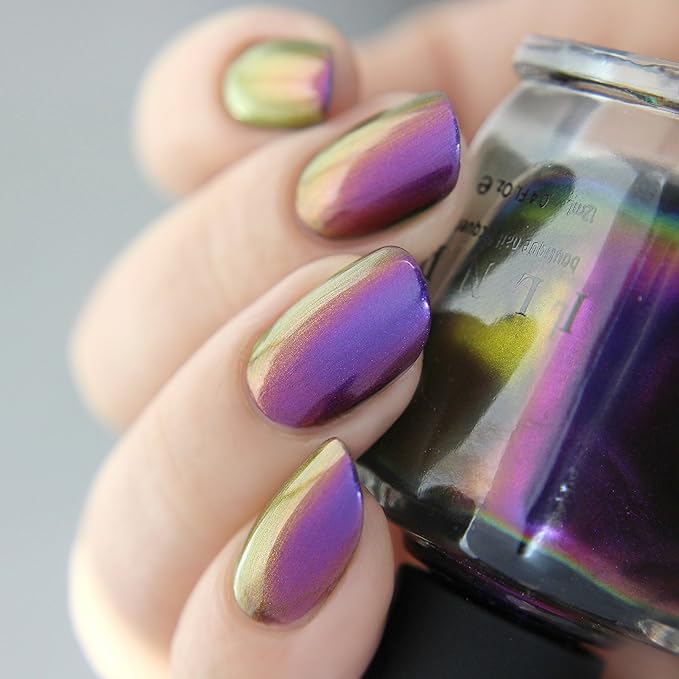 ILNP Tilted - Purple, Magenta, Orange, Green Color Shifting Ultra Chrome Nail Polish