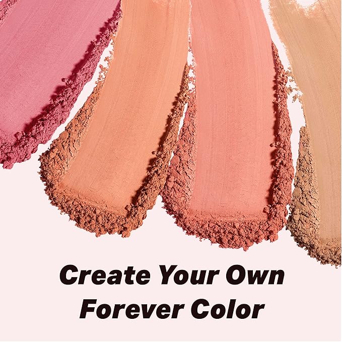 Forever 24-Hour Waterproof Blush Palette with Matte Long-Lasting Powder Blush Formula, 0.63 Oz