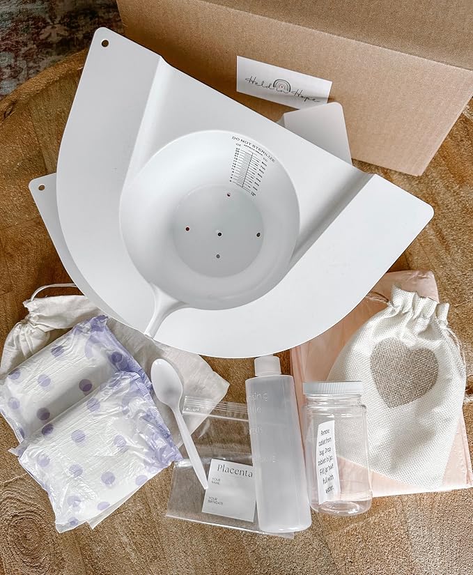 Miscarriage Kit-Kit with Supplies, Educational Materials, and Care Items for Women Experiencing First Trimester Pregnancy Loss (Dark Skin Tone)