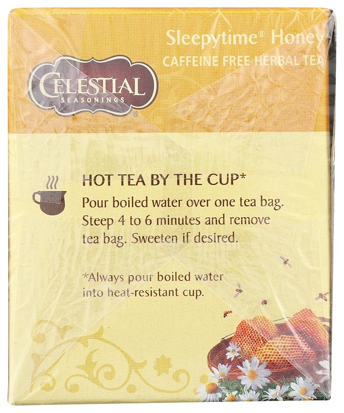Celestial Seasonings, Herbal Tea, Sleepytime, Honey, 20 ct