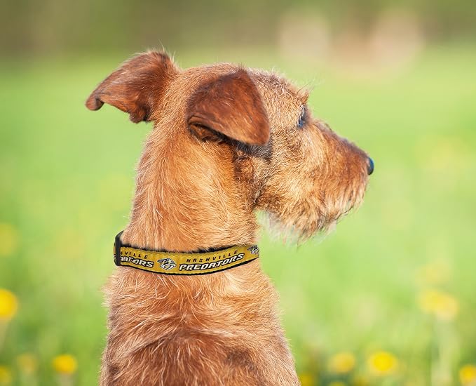 Pets First NHL Collar for Dogs & Cats. Adjustable, Cute, & Stylish! The Ultimate Hockey Fan Collar!