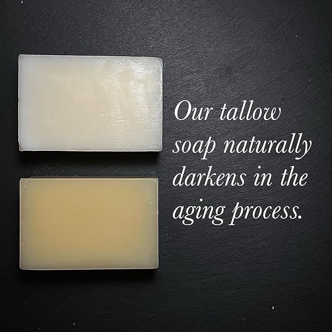 Big Crazy Buffalo BUFF BAR Bison Tallow Buff Soap Bar, Unscented, (6 pack) - Cleans, Moisturizing, Non-Habit Forming, Soothes, and Naturally Derived - No Dyes, Chemicals, Fragrances, Preservatives