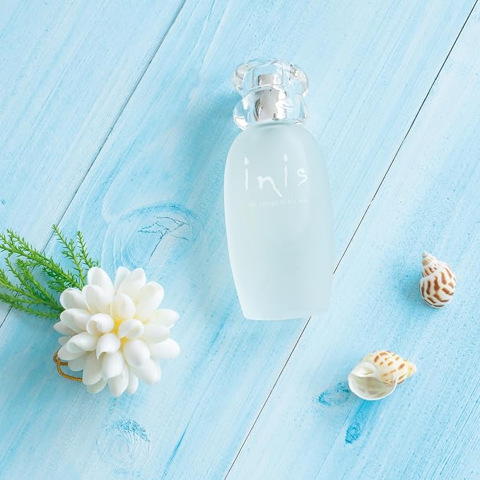 Inis the Energy of the Sea - Cologne Spray, Large Unisex Perfume for Women and Men, Clean Fresh Aquatic Ocean Fragrance in Frosted Sea Glass Bottle, 3.3 fl oz