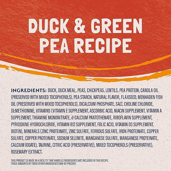 Natural Balance Limited Ingredient Cat Food, Duck & Green Pea, 10 lb | Grain-Free, Soy-Free, and Corn-Free Dry Cat Food, Balanced Nutrition for Adult Cats, Single Animal Protein