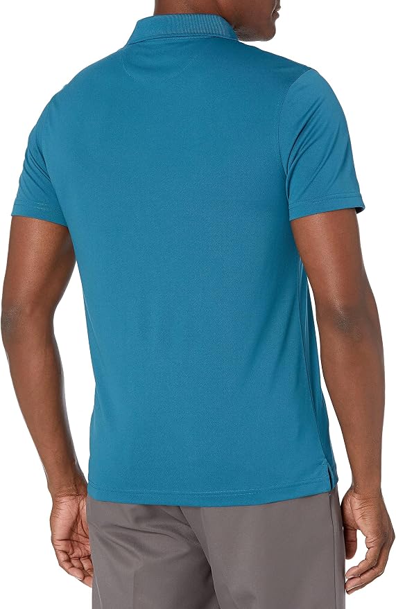 Amazon Essentials Men's Moisture Wicking Golf Polo Shirt, Short Sleeve, Slim-Fit, Quick-Dry, Active Wear
