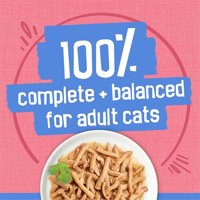 Friskies Purina Shreds with Salmon in Sauce Wet Cat Food - 5.5 oz. Cans (Pack of 48)
