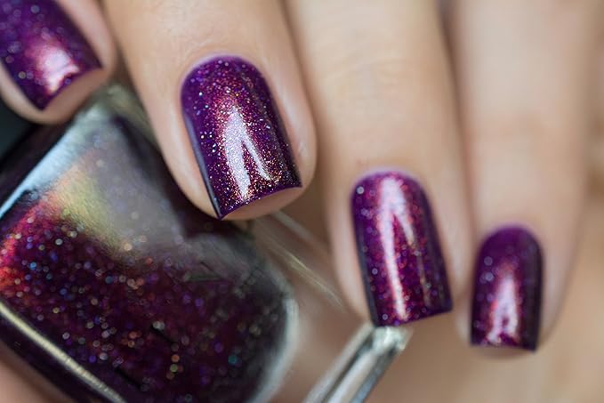 ILNP Ava - Vivid Violet Holographic Nail Polish