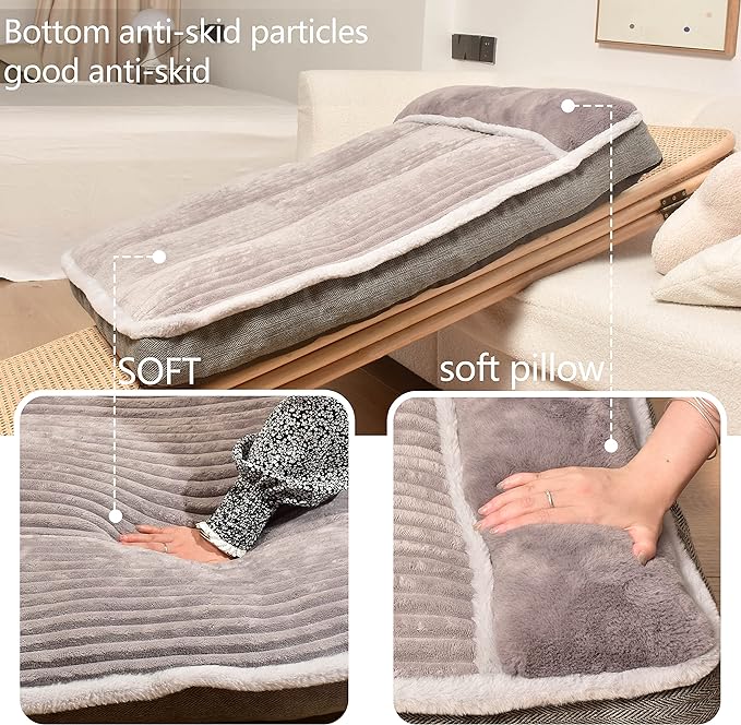 WINDRACING Large Dog Bed with Pillow for Crate Kennel, Sofa Dog Bed, Super Soft pet Bed for Medium, Jumbo, Furniture