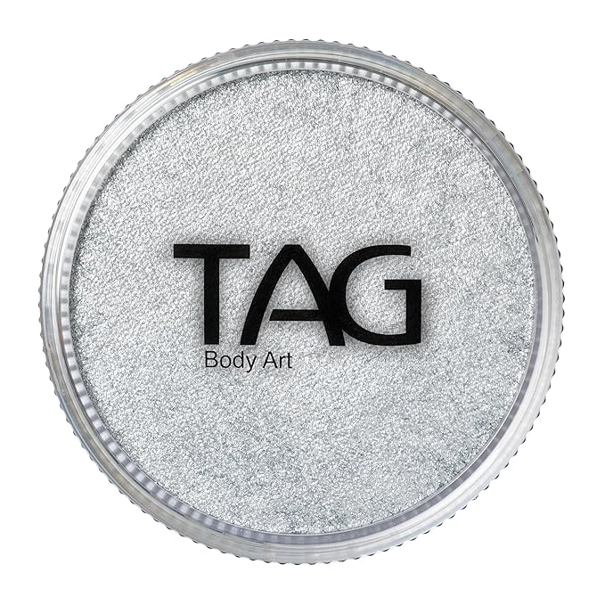 TAG Face and Body Paint - Pearl Silver 90gm