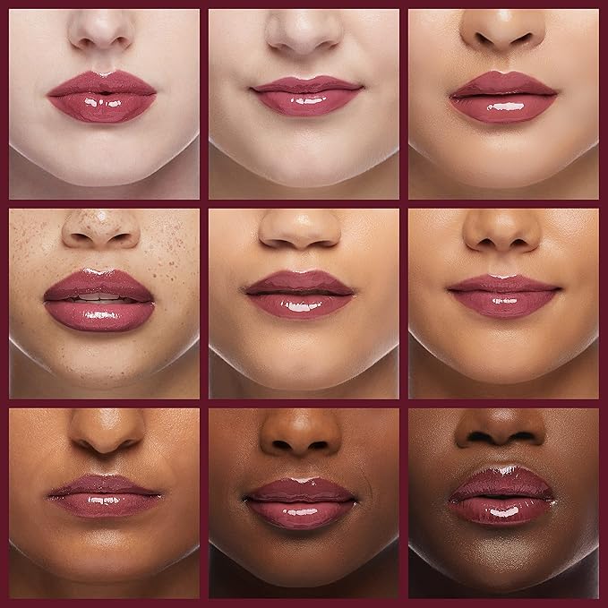 Neutrogena Hydro Boost Moisturizing Lip Gloss, Hydrating Non-Stick and Non-Drying Luminous Tinted Lip Shine with Hyaluronic Acid to Soften and Condition Lips, 100 Soft Mulberry, 0.10 oz