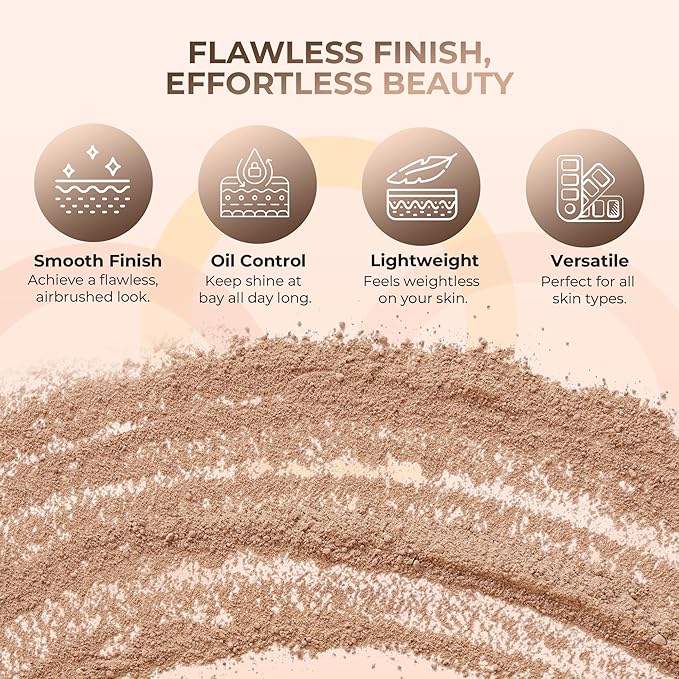 (8 Ounce) (Light Tan) Foundation Powder Refill By Sweet Face Minerals, Lightweight Mineral Loose Makeup Powder with SPF 20, Full Coverage Flawless Finish, Talc-free, Cruelty-Free, Refillable Pouch